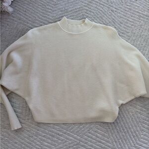 Zara Cream Turtleneck Sweater